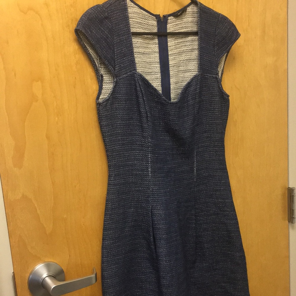 Elegant Blue Women's Dress